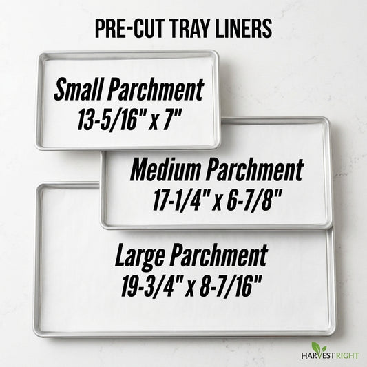 Freeze Dryer Tray Parchment Liners